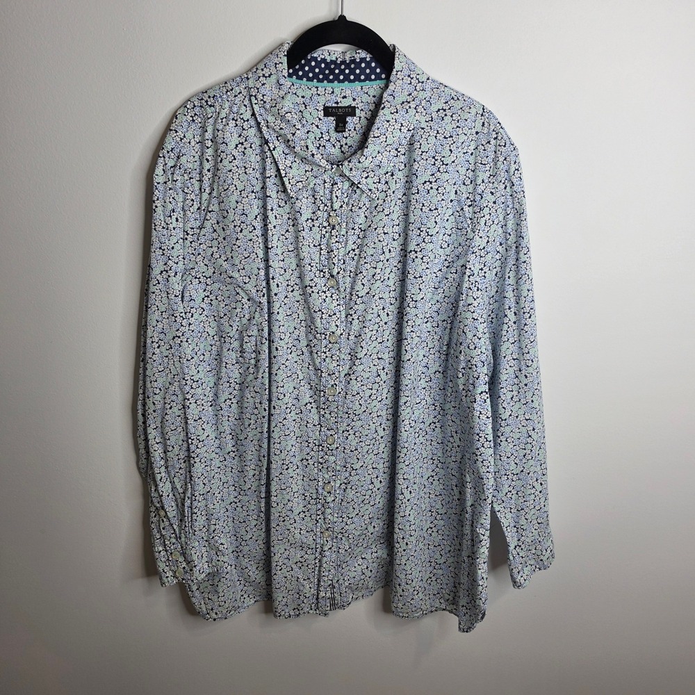 Talbots Button Up Womens 3X